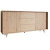 Image de Diego - buffet - effet bois - 3 tiroirs et 2 portes - 180 cm - Bois