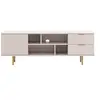 Image de Monica - meuble TV - beige - 4 niches et 2 portes - 150 cm - Beige