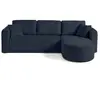 Image de Canape angle fixe BEST MOBILIER 4 places en polyester bleu 240 x 240 x 86 cm