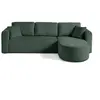 Image de Canape angle fixe BEST MOBILIER 4 places en polyester vert 240 x 240 x 86 cm