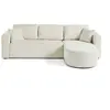 Image de Canape angle fixe BEST MOBILIER 4 places en polyester beige 240 x 240 x 86 cm