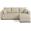 Image de Canape angle fixe BEST MOBILIER 4 places en polyester beige 222 x 222 x 71 cm