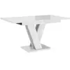 Image de Table a manger extensible sans tiroir BEST MOBILIER 6 personnes en mdf 120 x 80 cm
