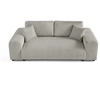 Image de Canape droit LISA DESIGN 3 places en polyester gris 213 x 213 x 79 cm