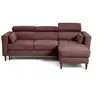 Image de Canape angle fixe BEST MOBILIER 4 places en tissu violet 225 x 225 x 94 cm