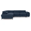 Image de Canape angle fixe BEST MOBILIER 5 places en polyester bleu 278 x 278 x 92 cm