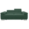 Image de Canape droit BEST MOBILIER 2 places en polyester vert 102 x 198 x 90 cm