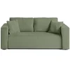 Image de Canape droit BEST MOBILIER 2 places en polyester vert 172 x 172 x 85 cm