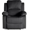 Image de Armand - fauteuil relax électrique en simili - Noir