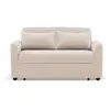 Image de Canape droit BEST MOBILIER 2 places en velours beige 145 x 145 x 82 cm