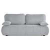 Image de Harper - canapé 3 places convertible avec coffre en tissu texturé - Gris