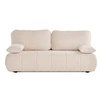 Image de Canape droit BEST MOBILIER 3 places en tissu beige 194 x 194 x 80 cm