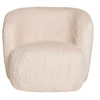 Image de Maeto - fauteuil - en fausse fourrure - Ecru
