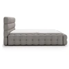Image de Darling - lit coffre - 180x200 cm - sommier inclus - en velours - Gris