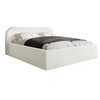 Image de Orane - lit coffre - 180x200 cm - en tissu bouclette - Blanc