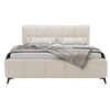 Image de Paulito - lit coffre - 160x200 cm - sommier inclus - en tissu bouclette - Beige