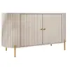 Image de Jaime - buffet bas 139 cm - 2 portes et 1 étagère - Beige