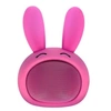 Image de Enceinte Bluetooth 3W Autonomie 3h Design Lapin Lumineux Rose