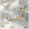 Image de Tissu coton enfant double gaze biche vendu par 50 cm(...) - vickiablanc
