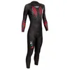 Image de Mako - Nami 3.0 - Combinaison néoprène triathlon homme Rouge/Bleu - S