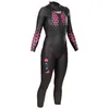 Image de Mako - Naïad 3,0 - Combinaison néoprène triathlon femme Rose/Bleu - SL