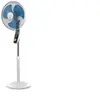 Image de Ventilateur sur pied de 40 cm avec 3 vitesses 60w blanc noir bleu