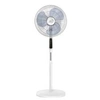 Image de Ventilateur sur pied de 40 cm avec minuterie 60w blanc