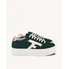 Image de Faguo - Walnut Platform Coton - Chaussures lifestyle femme Emerald Green / Off-White - 36