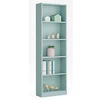 Image de Bibliotheque avec 5 etageres coloris vert - Dim : H 180 x L 52 x P 25 cm --