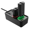 Image de Chargeur Dual Subsonic + Hub pour Xbox One Xbox Series X et S Noir