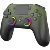 Image de Subsonic - Manette LED sans Fil PS5 Verte avec Palettes et LED Programmables - Fonction Vibration et Pavé Tactile - Manette Gaming Compatible Playstation 5 et PC - Verte en occasion ou reconditionné