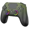 Image de Manette sans fil SA5716-3 Bluetooth LED Vert militaire pour PS5 et PC
