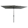 Image de Parasol droit HAPUNA rectangulaire 2x3m gris
