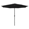 Image de Parasol droit HAPUNA rond 3,30m de diamètre noir