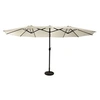 Image de Parasol double 2,7x4,6m LINAI beige