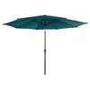 Image de Parasol droit HAPUNA rond 3,30m de diamètre bleu