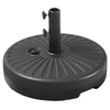 Image de Pied de parasol droit BREST noir