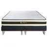 Image de Ensemble double sommier + matelas FLEXY ressorts ensachés et mémoire de forme 160x200