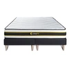 Image de Ensemble double sommier + matelas FLEXY ressorts ensachés et mémoire de forme 180x200