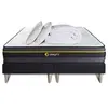 Image de Pack matelas ACTIVE 160x200 + double sommiers noir 80x200 + Couette + 2 oreillers