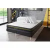 Image de Sleepfit Pack matelas ACTIVE double sommiers noir Couette et 2 oreillers 180 x 200 cm