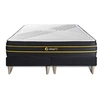Image de Ensemble double sommier + matelas ULTRA micro ressorts ensachés et mémoire de forme 160x200