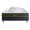 Image de Pack matelas ULTRA 140x200 + sommier noir + Couette + 2 oreillers