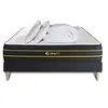 Image de Pack matelas ULTRA 160x200 + sommier noir + Couette + 2 oreillers