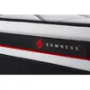 Image de Somness Pack double sommier matelas FORM 2 oreillers memoire de forme Couette Percale 180 x 200 cm