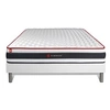Image de Ensemble sommier + matelas ENERGY ressorts ensachés et mémoire de forme 140x200