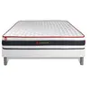 Image de Ensemble sommier + matelas ENERGY ressorts ensachés et mémoire de forme 160x200