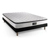 Image de Ensemble Supérieur 140x200 Mémoire de forme 3 zones sommier noir