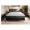 Image de Ensemble matelas 140 x 200 cm Suite - Ressorts ensachés - Ep : 26 cm - Equilibré - sommier Noir