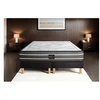 Image de Ensemble matelas 200 x 200 cm Exclusive - Ressorts ensachés - Ep : 22 cm - Ferme - sommier Noir